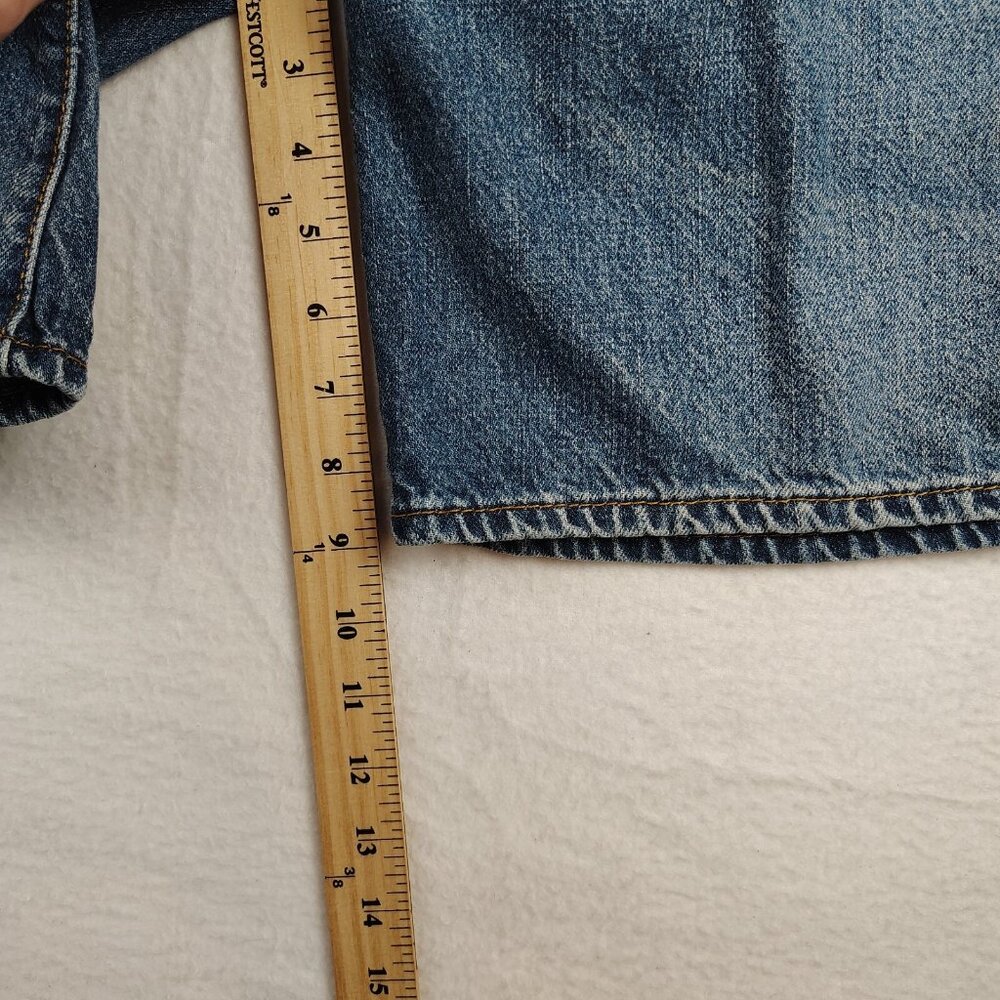 Levi 550 Jean Shorts Regular Faded Red Tab Mens 38 - Picture 7 of 8